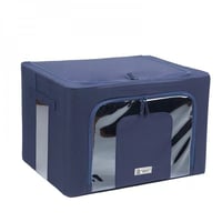 صندوق لتخزين الملابس القماش مع إطار فولاذي