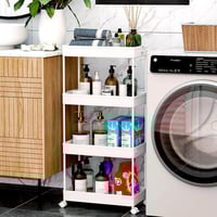 رفوف تخزين من 4 طبقات أبيض