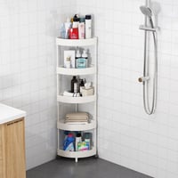 رف زاوية 5 ارفف أبيض 116سم