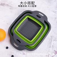 طقم سلال تصفية وترشيح قابلة للطي مكون 4 قطع