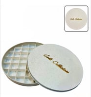 صينية بسبوسة وكنافة مع قطاعة دائري