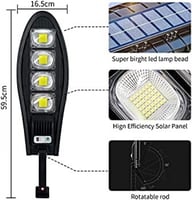 كشاف انارة شارع LED قوية تعمل على الطاقة الشمسية