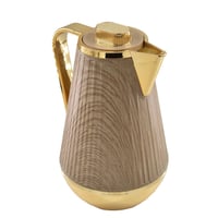 طقم ترامس خشبي شاي وقهوة 1 لتر +1 لتر