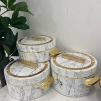 طقم حافظات طعام 3 قطع مع ملعقة 1500/2000/2500مل