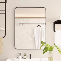 مرايا حائط 60*80 اطار ابيض