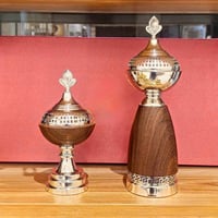 طقم مباخر فاخرة بتصميم معدني أنيق ولمسة تراثية راق...