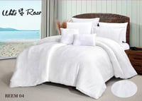 لحاف كينج توليب جاكار بني فاتح 8 قطع