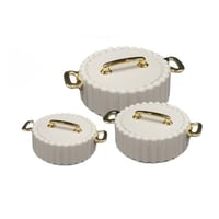 طقم حافظات طعام 3 قطع 1800-1700-2800 مل