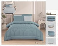 لحاف ميكرو فيبر ناعم صيفي 6 قطع