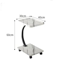 طاولة خدمة بتصميم مميز ابيض