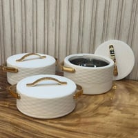 حافظات طعام الريم 1500-2000-2500مل ابيض