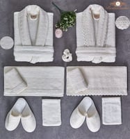 طقم ارواب حمام كلفة - مزدوج 13 قطعة