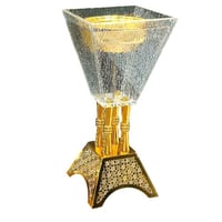 مبخرة فضية اكرليك ومعدن مربعة