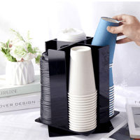 حامل ومنظم اكواب دوار 4اجزاء