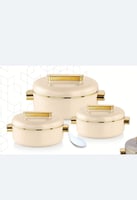 طقم حافظات طعام 3 قطع 1500/2000/2500مل