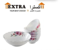 طقم زبدية شوربة ميلامين دائرية 7 قطع