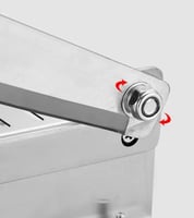 قطاعة لحم من الفولاذ المقاوم للصدى