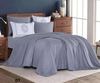 مفرش كبنج فندقي 7 قطع بنظام التلبيس