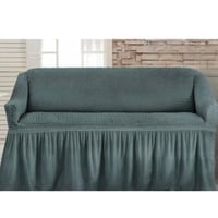 تلبيسة كنب مقعد ثلاثي سادة