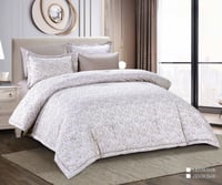 مفرش جاكار سادة نفرين 6 قطع