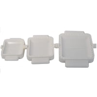 قوالب معجنات البف 3 قطع متعددة المقاسات