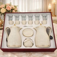 طقم ضيافة فاخر 28 قطعة سكري