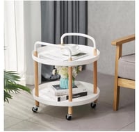 طاولة جانبية دائرية لغرفة المعيشة ويمكن وضعها بجان...