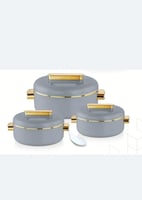 طقم حافظات طعام 3 قطع 1500/2000/2500مل