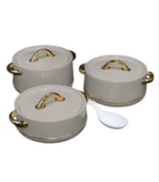 طقم حافظات طعام 3 قطع 1500/2000/2500مل