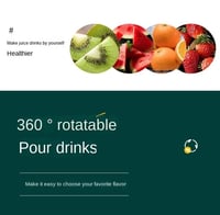 موزع مشروبات قابل للدوران فخم