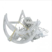 اضاءة زينة رمضان بتصميم هلال ونجمه