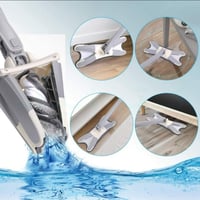 ممسحة ارضيات مسطحة على شكل X قابلة للدوران