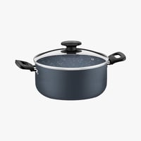 طقم قدور برازيلي ماركة ترا مونتينا 7 قطع رمادي