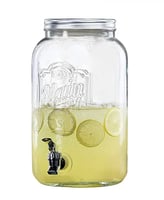 جك عصير زجاجي بحنفية وقاعدة بسعة ﻿5.6لتر