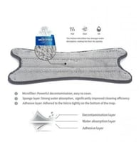 ممسحة ارضيات مسطحة على شكل X قابلة للدوران