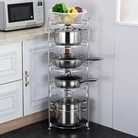 منظم مطبخ 5 ادوار استيل