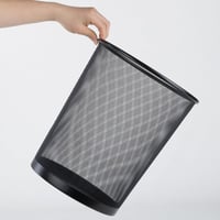 سلة مهملات حديد