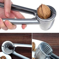 أداة كسارة البندق والجوز فضي 18 سم