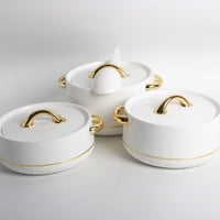 طقم حافظات طعام 3 قطع 1500/2000/2500مل