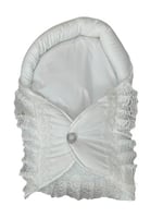 مدس مواليد أبيض دانتيل - أنيق ومريح