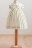 فستان بناتي وردي وتفاحي