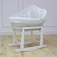 سلة موسى اكس حامل هزاز أبيض