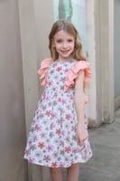 فستان قطن ملون