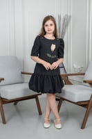 فستان اطفال اسود