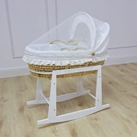 سلة موسى حامل هزاز ابيض