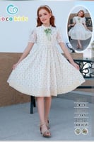 فستان بناتي منفوش