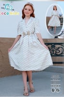 فستان بناتي طويل