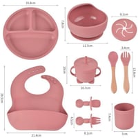 أدوات طعام الرضع 9 قطع