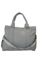 شنطة مستلزمات مواليد عملية - رمادي فاتح