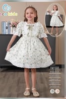 فستان بناتي دانتيل قصير